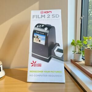 ION Film 2 SD 35mm Film & Slide Scanner - Includes SD Card - BRAND NEW